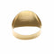 Bague 68 Bague chevalière en or jaune 18 carats 58 Facettes