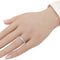 Bague 52 Alliance américaine - Bague en or blanc 18 carats et diamants 58 Facettes