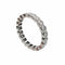 Bague 52 Alliance américaine - Bague en or blanc 18 carats et diamants 58 Facettes