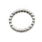 Bague 52 Alliance américaine - Bague en or blanc 18 carats et diamants 58 Facettes