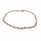 Bracelet Bracelet en or jaune et or blanc 18 carats 58 Facettes