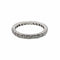 Bague 48 Alliance américaine - Bague en or blanc 18 carats et diamants 58 Facettes