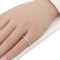 Bague 48 Alliance américaine - Bague en or blanc 18 carats et diamants 58 Facettes