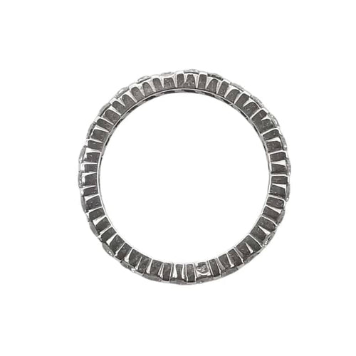 Bague 48 Alliance américaine - Bague en or blanc 18 carats et diamants 58 Facettes