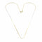 Collier Collier chaîne en or jaune et or blanc 18 carats 58 Facettes