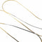 Collier Collier chaîne en or jaune et or blanc 18 carats 58 Facettes