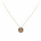 Collier Collier avec pendentif en or jaune 18 carats, citrine et diamants 58 Facettes