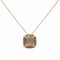 Collier Collier avec pendentif en or jaune 18 carats, citrine et diamants 58 Facettes