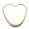 Collier Collier maille anglaise en or jaune 18 carats 58 Facettes