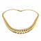 Collier Collier maille anglaise en or jaune 18 carats 58 Facettes