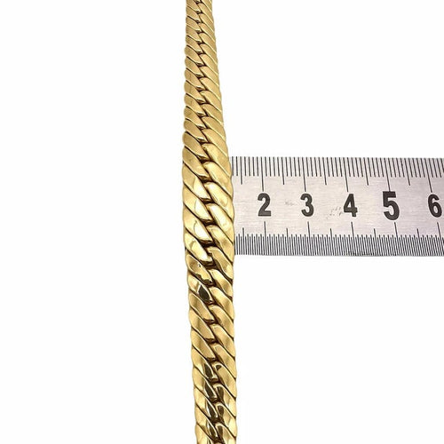 Collier Collier maille anglaise en or jaune 18 carats 58 Facettes