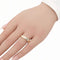Bague 57 Boucheron Quatre Grosgrain - Alliance en or jaune 18K 58 Facettes