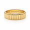 Bague 57 Boucheron Quatre Grosgrain - Alliance en or jaune 18K 58 Facettes