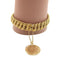 Bracelet Bracelet maille américaine en or jaune 18 carats, pièce 5 francs (1860) 58 Facettes