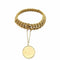 Bracelet Bracelet maille américaine en or jaune 18 carats, pièce 5 francs (1860) 58 Facettes