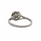 Bague 58 Bague dôme en or blanc 18 carats et diamants 58 Facettes