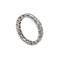 Bague 51 Alliance américaine - Bague en or blanc et diamants 58 Facettes