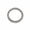 Bague 51 Alliance américaine - Bague en or blanc et diamants 58 Facettes