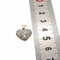 Pendentif Pendentif cœur en or jaune 18 carats et diamants 58 Facettes