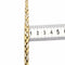 Collier Collier maille palmier en chute en or jaune et or blanc 18 carats 58 Facettes
