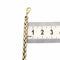 Collier Collier maille palmier en chute en or jaune et or blanc 18 carats 58 Facettes