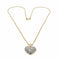 Collier Collier cœur - Pendentif en or jaune 18 carats et diamants 58 Facettes