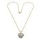 Collier Collier cœur - Pendentif en or jaune 18 carats et diamants 58 Facettes