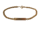 Bracelet Bracelet gourmette d'identité en or rose 18k 58 Facettes