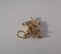 Pendentif Pendentif Sagittaire en or rose 14 carats et pierres 58 Facettes