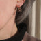 Boucles d'oreilles Boucle d’oreille dormeuse provençale XIXe en or rose 18 ct et diamant 58 Facettes