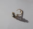 Boucles d'oreilles Boucle d’oreille dormeuse provençale XIXe en or rose 18 ct et diamant 58 Facettes
