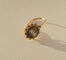 Boucles d'oreilles Boucle d’oreille dormeuse provençale XIXe en or rose 18 ct et diamant 58 Facettes