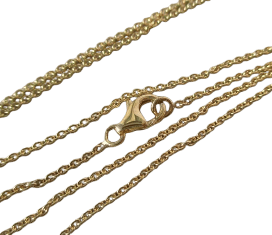 Collier Chaîne forçat ronde - Collier en or jaune 18 carats 58 Facettes