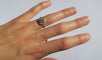 Bague 53 Bague Art déco en or blanc, platine et diamants 58 Facettes