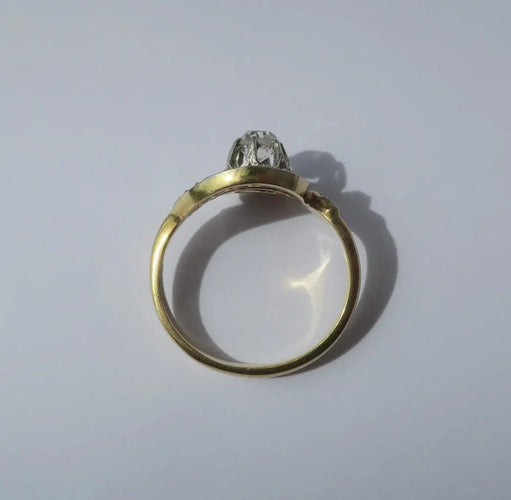 Bague 50 Tourbillon - Bague en or jaune, platine et diamants 58 Facettes