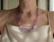 Collier Collier vintage en améthystes naturelles, fermoir en or jaune 18 carats 58 Facettes
