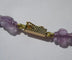 Collier Collier vintage en améthystes naturelles, fermoir en or jaune 18 carats 58 Facettes