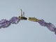 Collier Collier vintage en améthystes naturelles, fermoir en or jaune 18 carats 58 Facettes