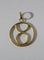Pendentif Pendentif médaille zodiaque Taureau en or jaune 58 Facettes