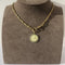 Pendentif Art nouveau - Pendentif médaille Vierge à l’Enfant en or jaune 18 carats et perles fines 58 Facettes