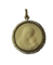 Pendentif Art nouveau - Pendentif médaille Vierge à l’Enfant en or jaune 18 carats et perles fines 58 Facettes