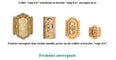 Fermoir régional à émail en or rose 18 carats, XIXe siècle 58 Facettes