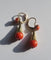 Boucles d'oreilles Boucles d’oreilles dormeuses XIXe en or rose et corail 58 Facettes
