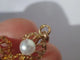 Pendentif Croix pendentif XIXe en or rose et perles 58 Facettes
