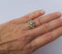 Bague 57 Bague marguerite régionale en or rose, argent et diamants 58 Facettes