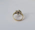 Bague 57 Bague marguerite régionale en or rose, argent et diamants 58 Facettes