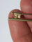Broche Broche barrette fer à cheval en or jaune 18 carats 58 Facettes