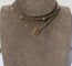Collier Fermoir ancien deux rangs en or rose 58 Facettes