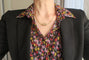 Collier Collier régional auvergnat XIXe en or rose et émail 58 Facettes