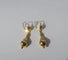 Boucles d'oreilles Boucles d’oreilles dormeuses pendantes fuseaux en or 18 carats 58 Facettes